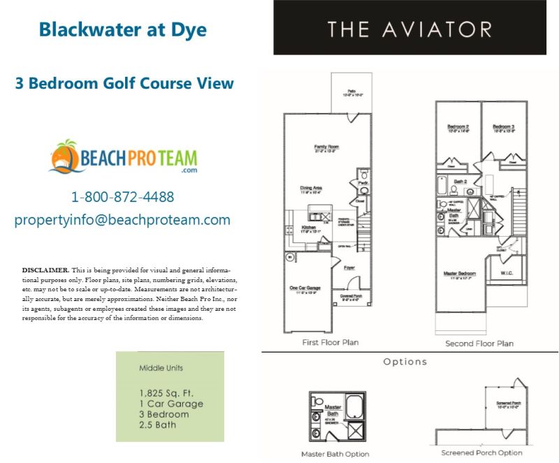 Blackwater at Dye Aviator - 3 Bedroom Golf Course View